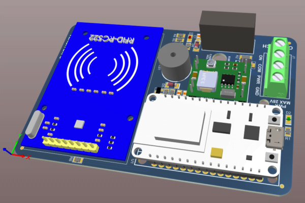 kapı kontrol elektronik devre kartı