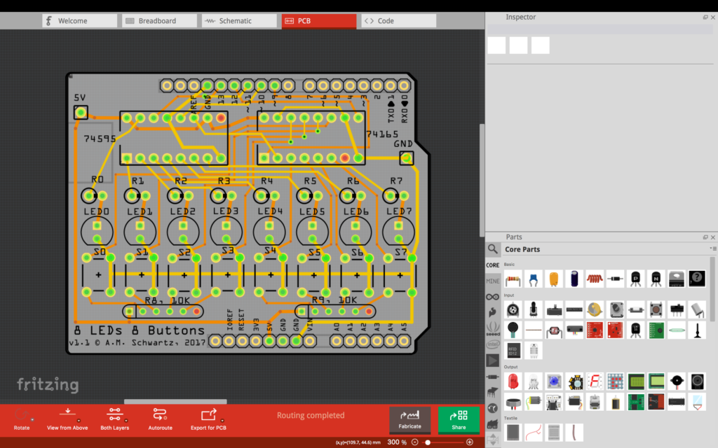 fritzing devre tasarım programı