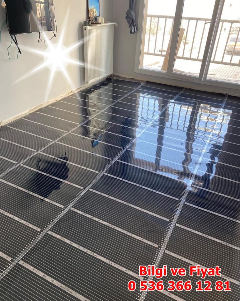 Carbon film heater laid under laminate flooring