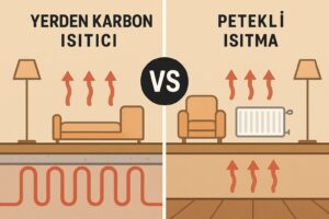 yerden ısıtma mı petekle ısıtma mı